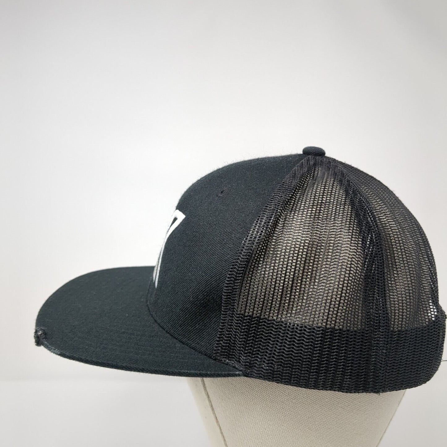 Kalletka Undersea Co. Snapback Trucker Hat Black One Size Mesh Back