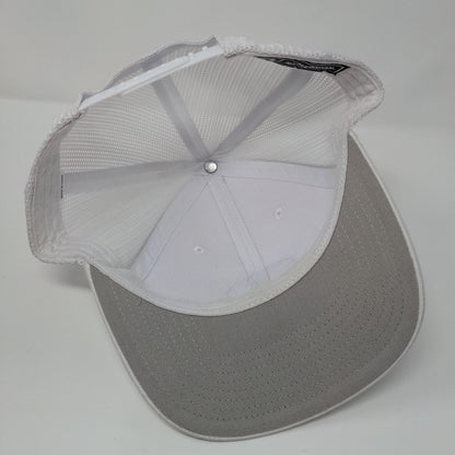 Golf Patch Snapback Mesh Back Trucker Hat White One Size Richardson