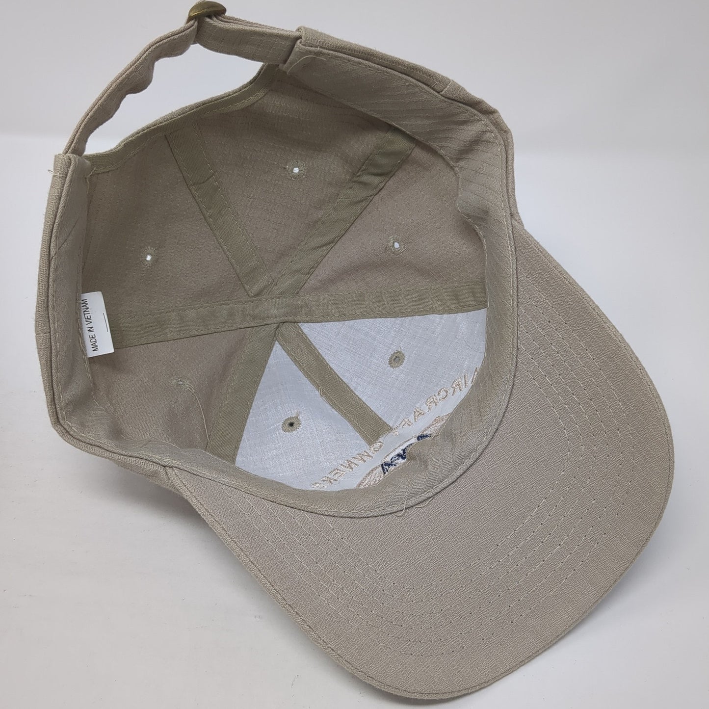 Aircraft Owner's & Pilots Association Slideback Baseball Cap Beige OS Adjustable