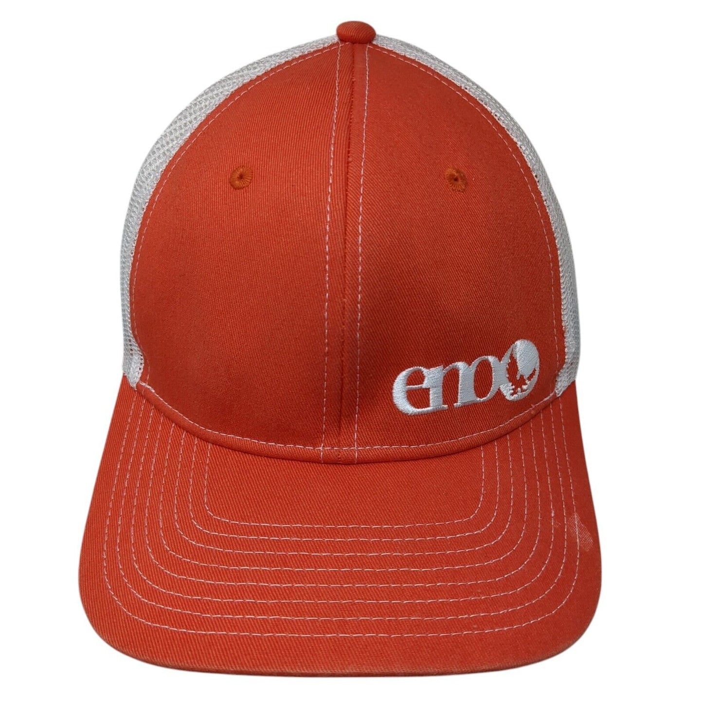 ENO Eagles Nest Outfitters Snapback Trucker Hat Orange One Size Mesh Back