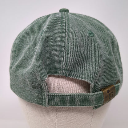 Fahrenheit Baseball Cap Green One Size Elderhostel Explore World Map Cotton Hat