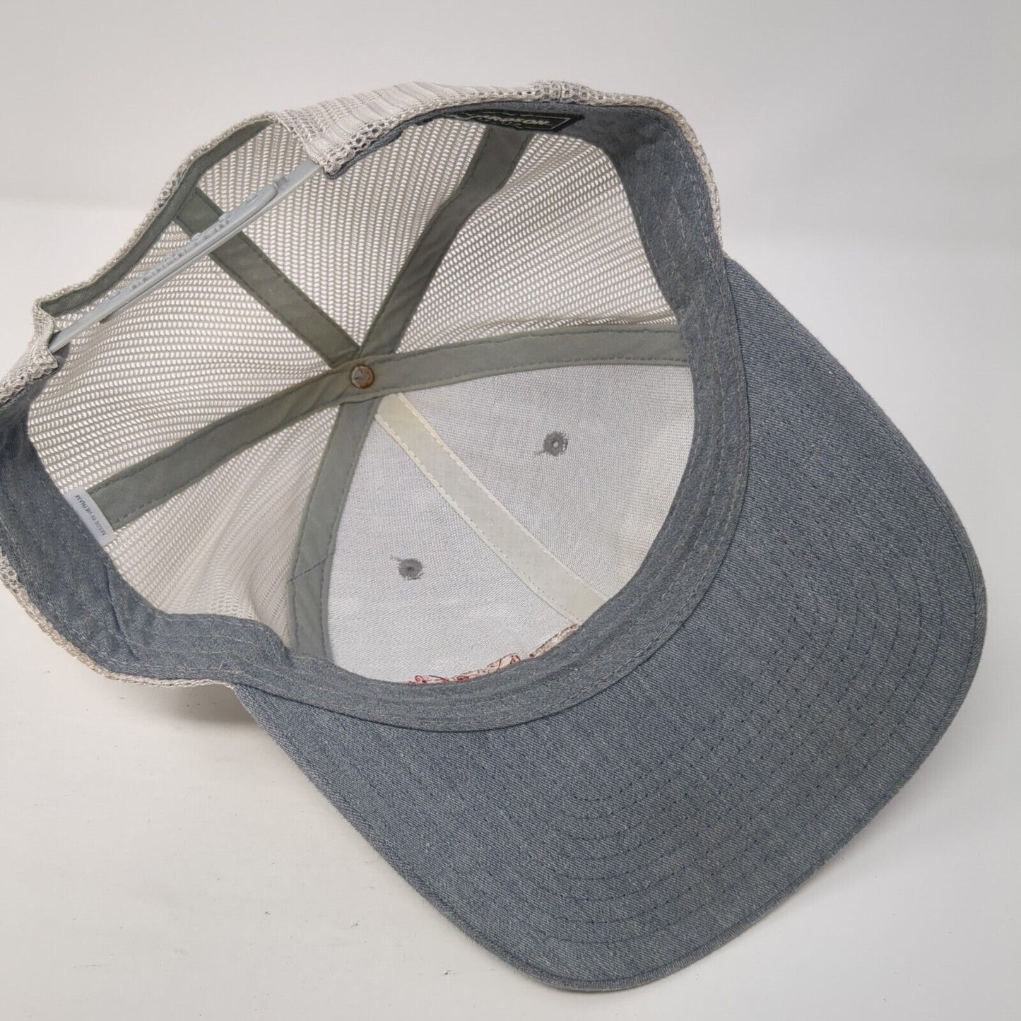 Cobra Trading Snapback Mesh Back Trucker Hat Gray One Size Richardson
