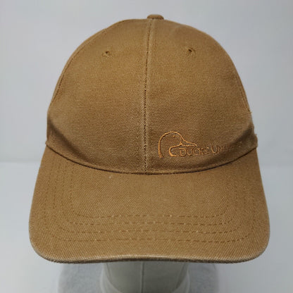 Ducks Unlimited Slideback Hat Tan OSFA Adjustable Embroidered Avery