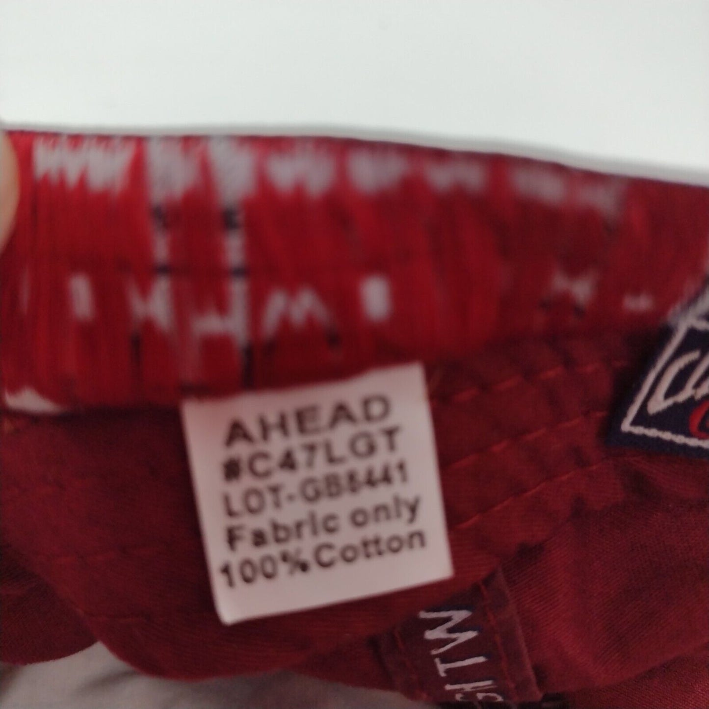 Mile High Marina McCall Idaho Strapback Hat Red OS Classic Cut Ahead Lightweight
