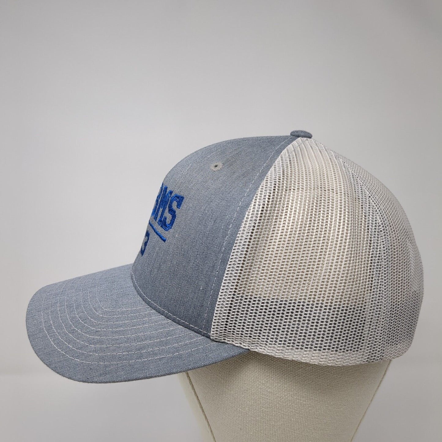 MSBMS 23 Snapback Trucker Hat Gray One Size Mesh Back Richardson