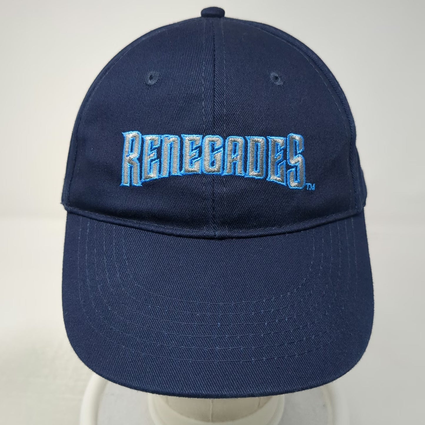 bwm Global Baseball Cap Blue One Size Strapback Renegades Logo Embroidery Hat