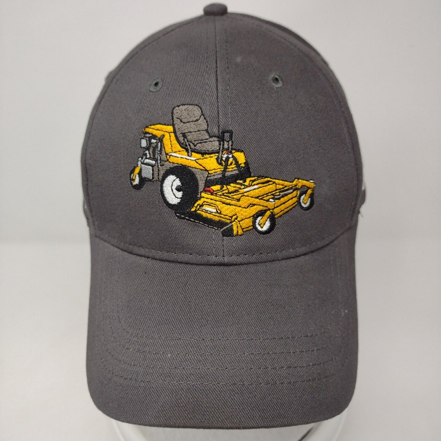 Walker Owner Strapback Hat Gray OSFA Adjustable Embroidered Vented Holes