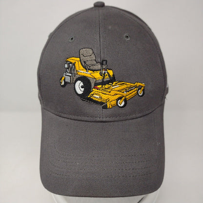 Walker Owner Strapback Hat Gray OSFA Adjustable Embroidered Vented Holes