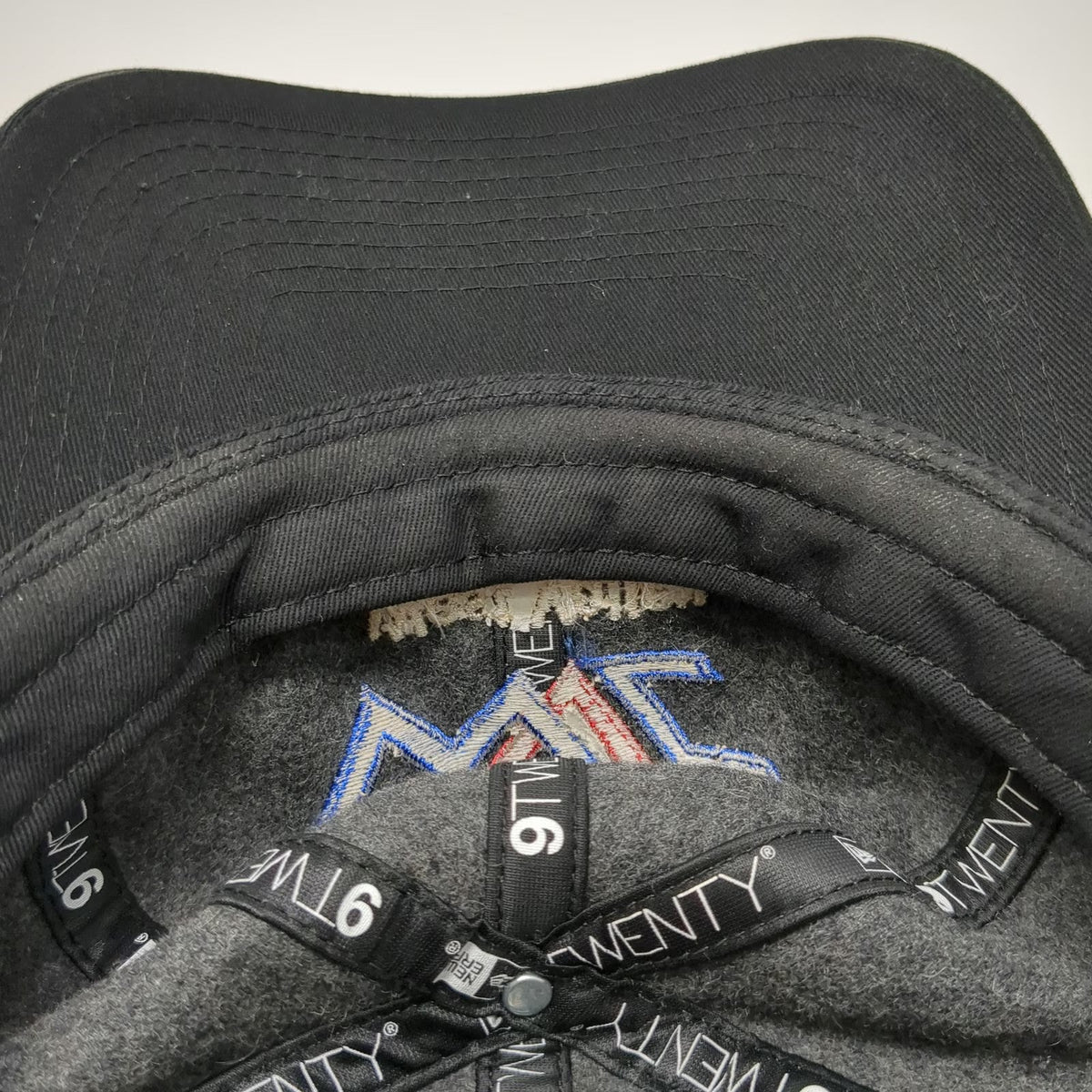 New Era Baseball Cap Gray One Size West Valley Construction Wool Slideback Hat