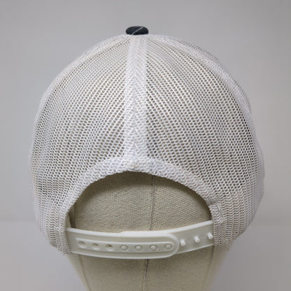 Mulch For You Snapback Trucker Hat Gray One Size Mesh Back Yupoong