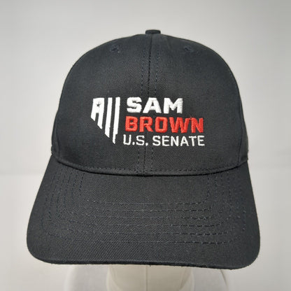 Sam Brown U.S. Senate Snapback Hat Black One Size Adjustable 6 Panel