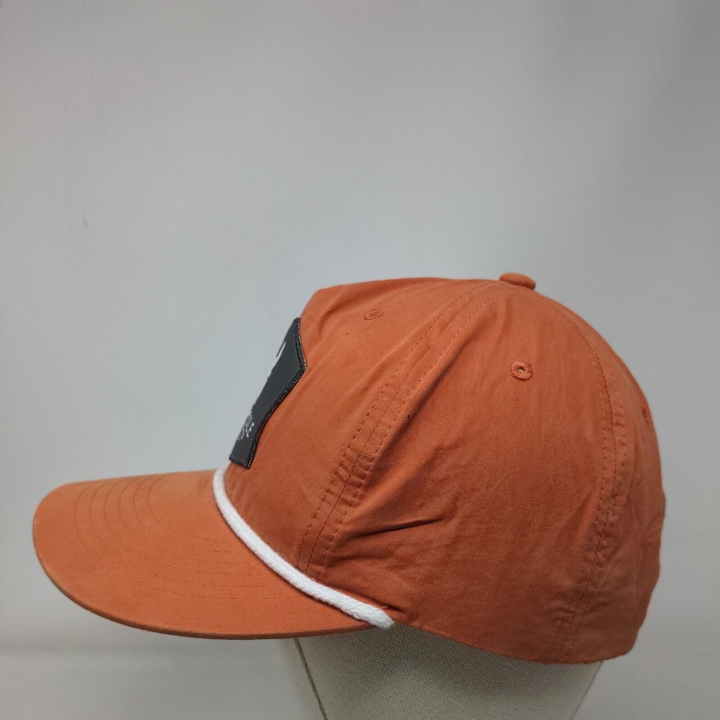 Pakmule Cargo Carrier MFG|USA Snapback Hat Brownish-Orange One Size Mesh Rope