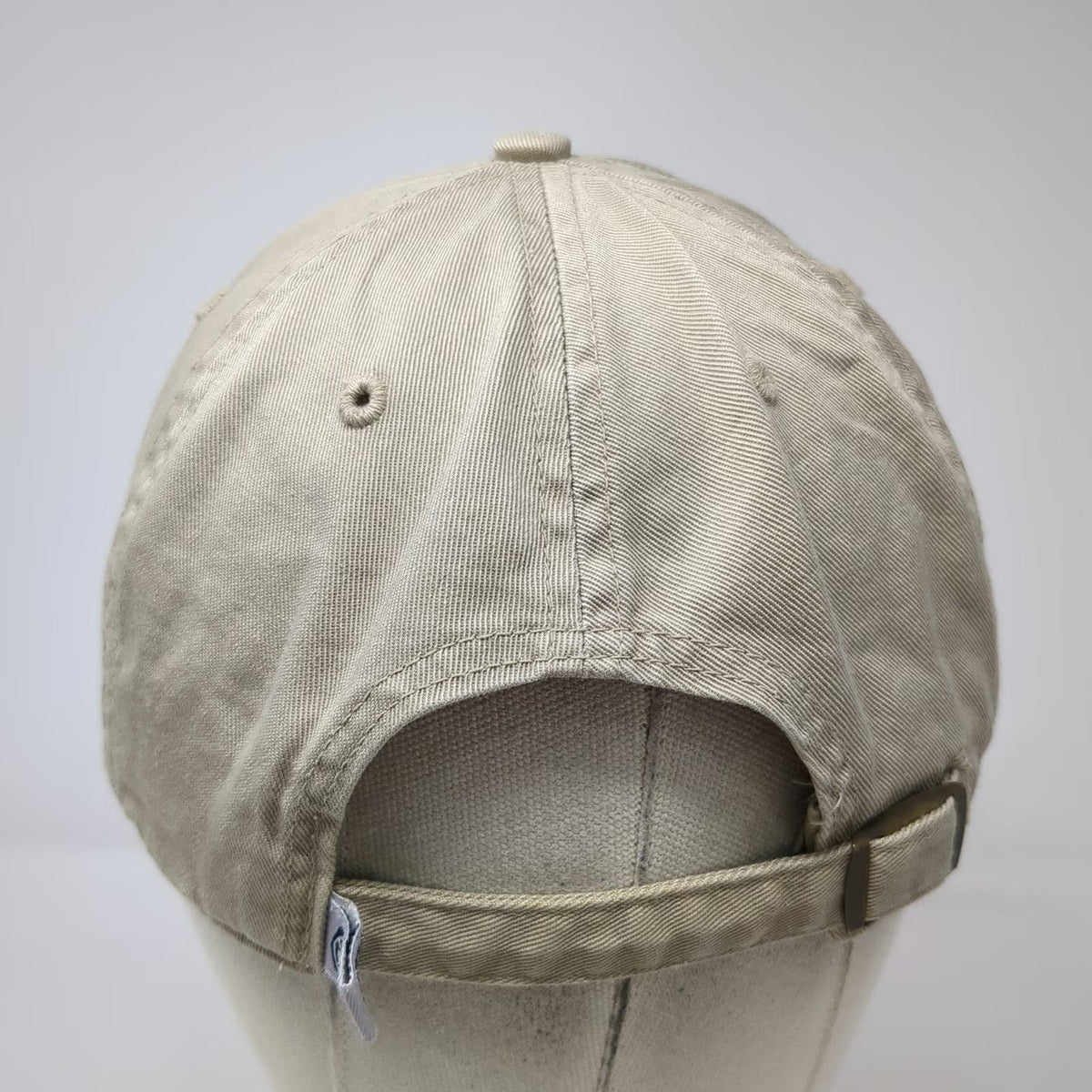 Life is Good Baseball Cap Beige One Size Jake Hiker Embroidered Cotton Hat