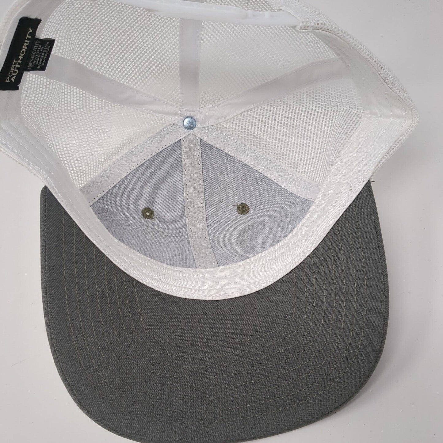 Little Pinkie's Baked Goods Coffee Trucker Hat Gray One Size Mesh Back