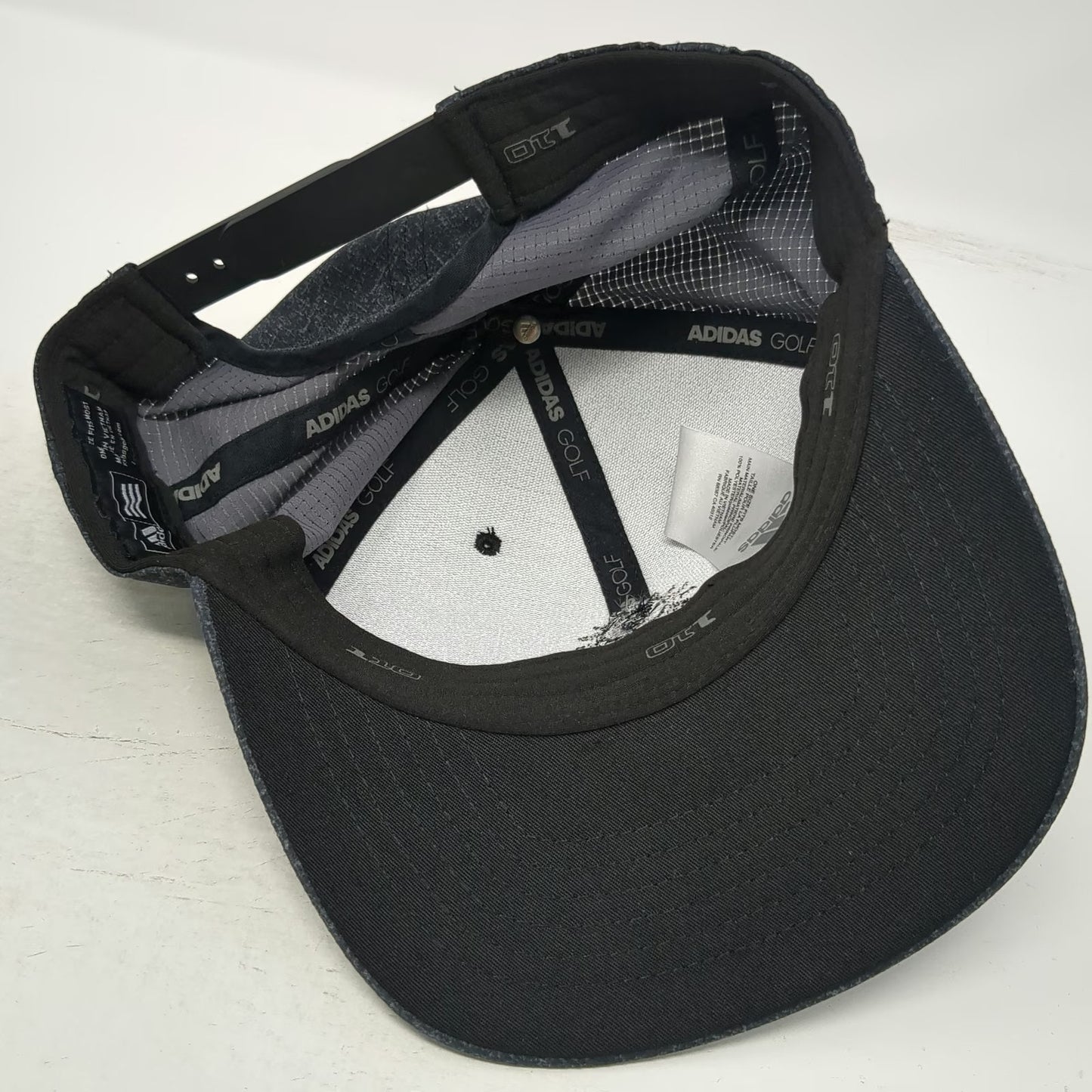 Adidas Snapback Gray Hat One Size Sun Valley Idaho Resort Golf Sun Face Logo