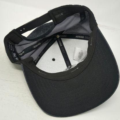Adidas Snapback Gray Hat One Size Sun Valley Idaho Resort Golf Sun Face Logo