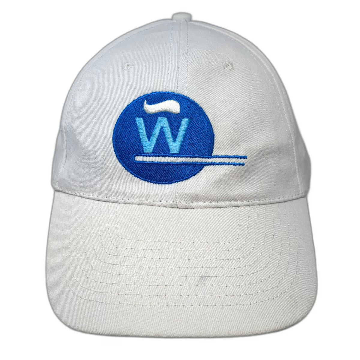 Hit Wear White Baseball Cap One Size Strapback Toothbrush Dental Logo Hat