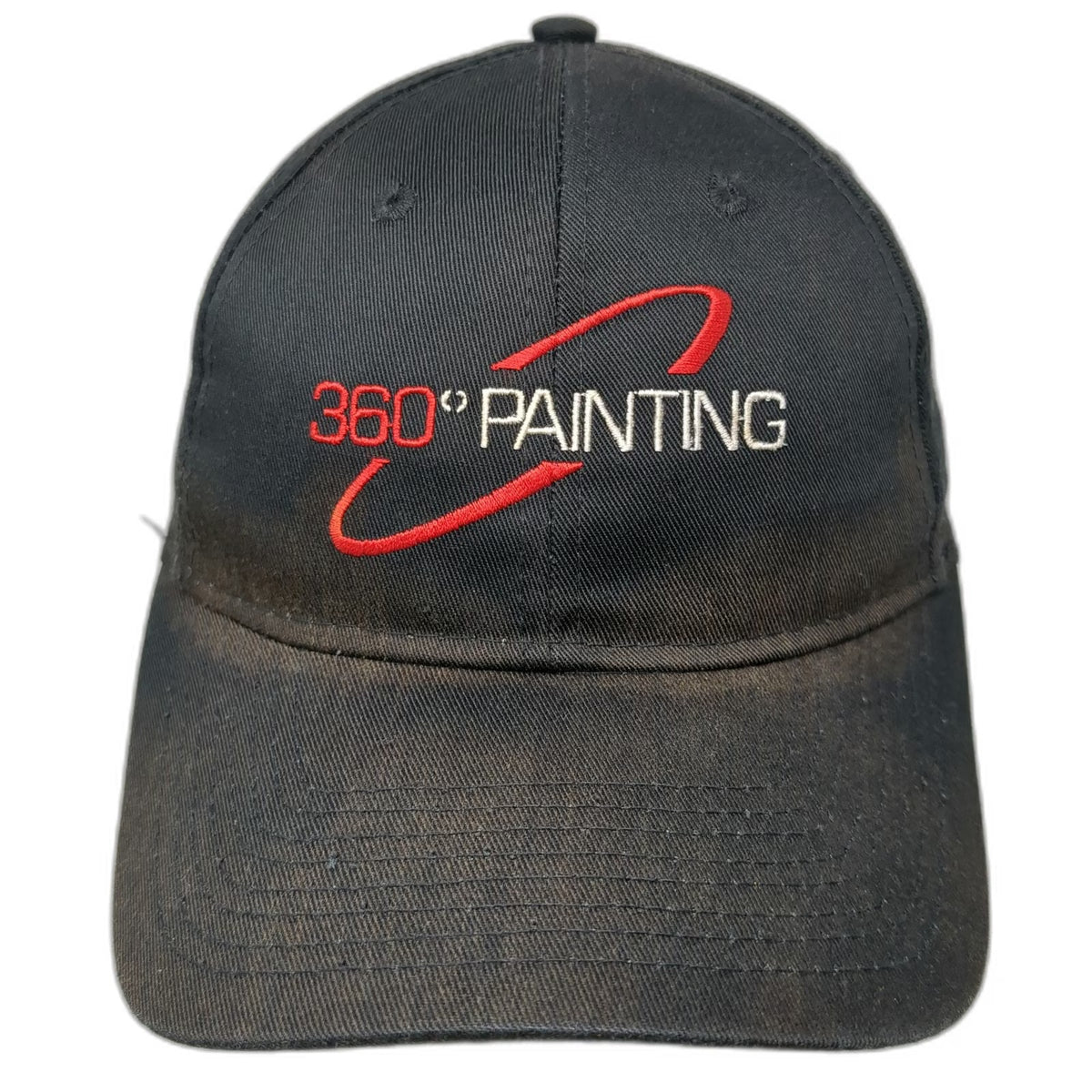 Port Authority Baseball Cap Black One Size 360 Painting Logo Hat Slideback