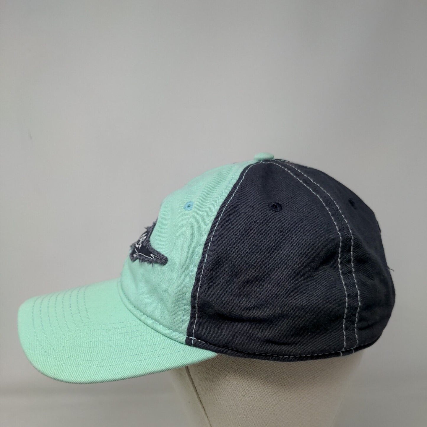 Salt Life Snapback Hat Multicolor OSFM Adjustable Patch Vented Holes 6 Panel