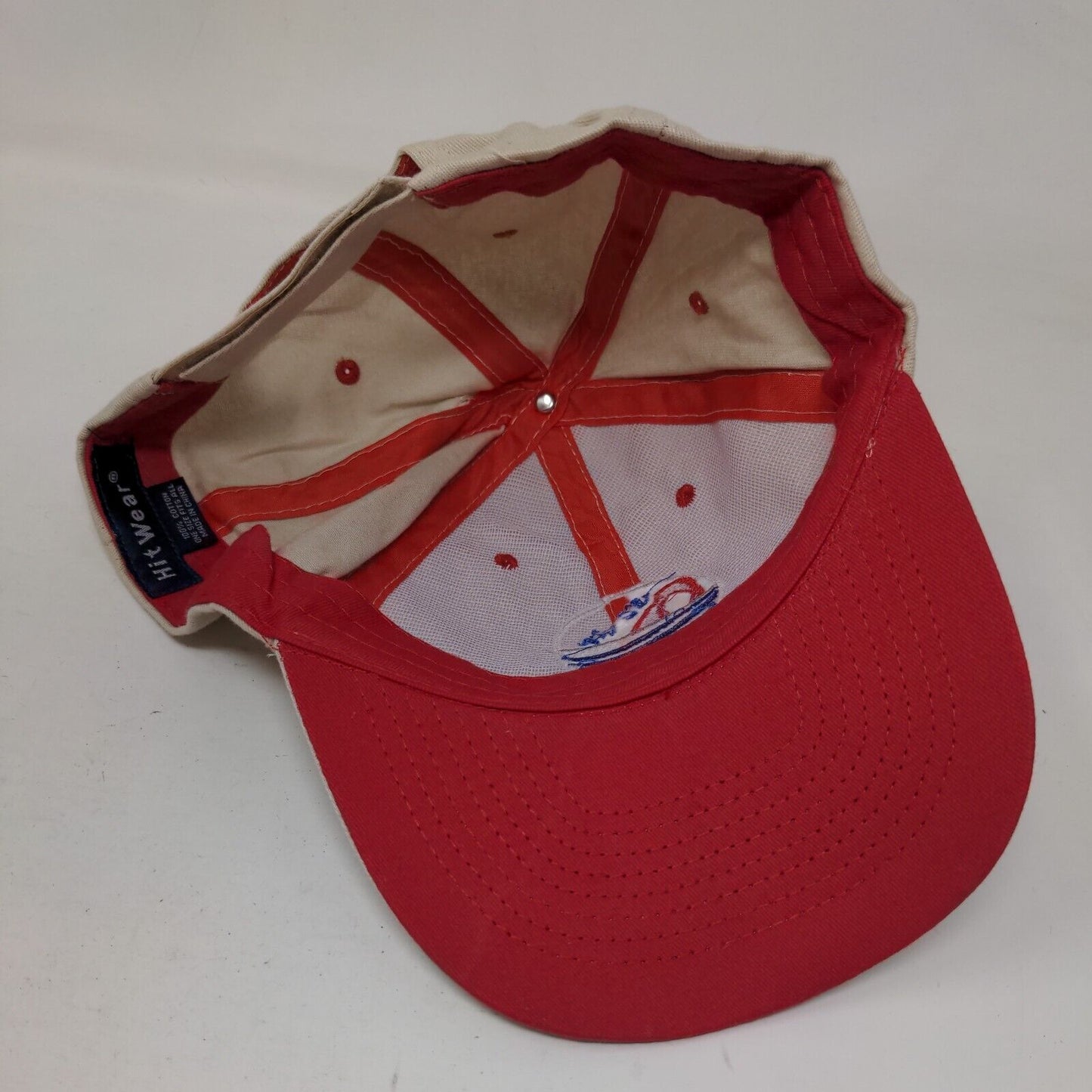 UGWA Strapback Hat Tan OSFA Embroidered Adjustable 6 Panel Hit Wear