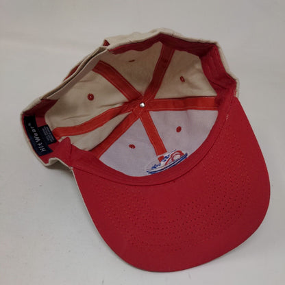 UGWA Strapback Hat Tan OSFA Embroidered Adjustable 6 Panel Hit Wear