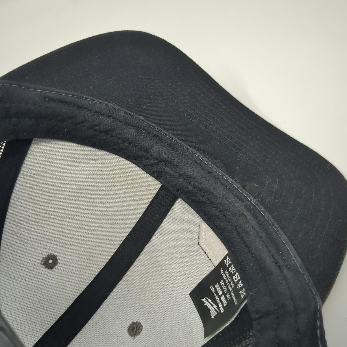 Milwaukee Trucker Hat Black One Size Mesh Back Snapback Gridiron Workwear