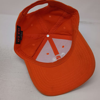 OTTO Gigamon Logo Orange Baseball Cap One Size Adjustable Strapback Cotton Hat