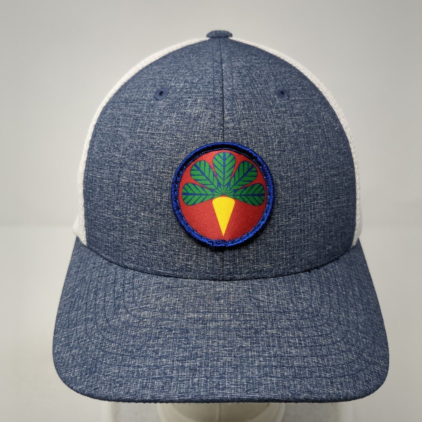 ACH Seeds Snapback Trucker Hat Blue One Size 110 Flexfit Mesh Back Cap America