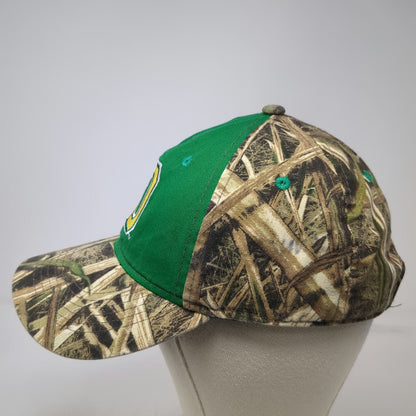 Oregon Ducks NCAA Signatures Cap Green Brown Camo One Size Slideback Logo Hat