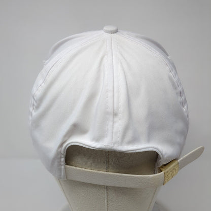 Micron Slideback Hat White One Size Adjustable Rope 6 Panel Sportcap