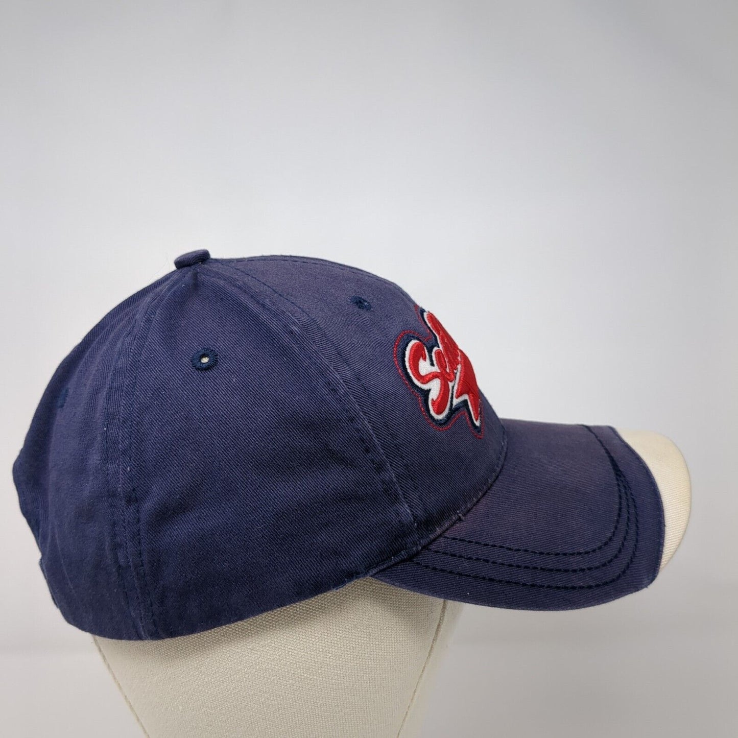 SeaWorld Adventure Parks Strapback Hat Blue OSFA Adjustable Embroidered