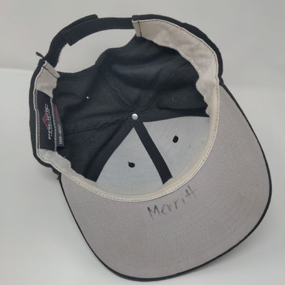 Campo & Poole Distributing Adult Strapback Hat Black One Size Pacific Headwear