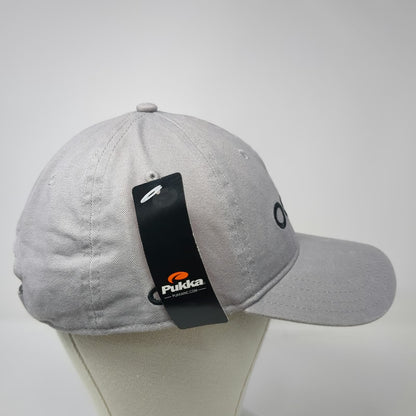 Pukka OOFOS Baseball Cap Gray One Size Adjustable Embroidered Logo Cotton Hat
