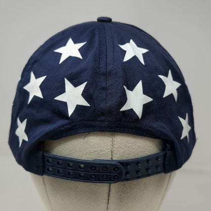 Cobra 5 Panel Blue Red White One Size Snapback Hat Arkansas Interstate Logo