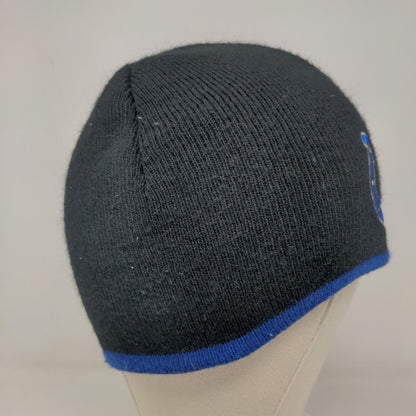 NFL Indianapolis Colts Men's Knit Beanie Hat Black Blue Embroidered Logo