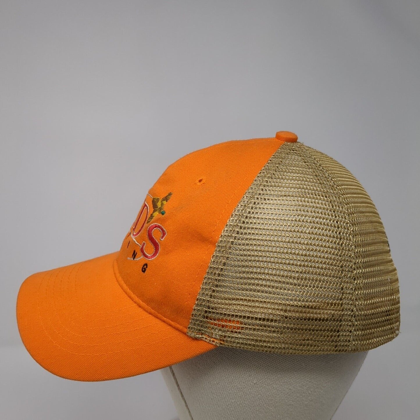 Reds Hunting Strapback Trucker Hat Orange One Size Mesh Back Outdoor
