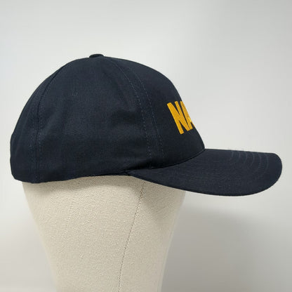 Graffiti Snapback Hat Blue One Size US Navy Embroidered Made in USA Structured