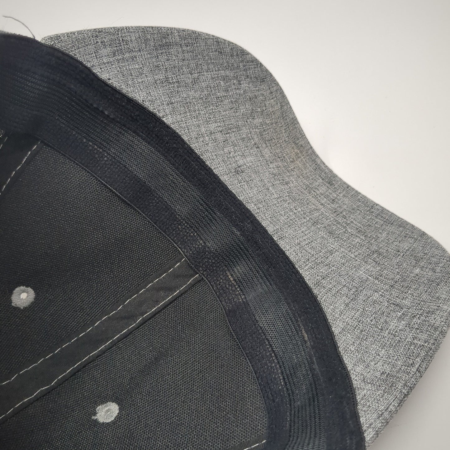 Unbranded Fitted Baseball Cap Gray Medium Lightweight 6 Panel Blank