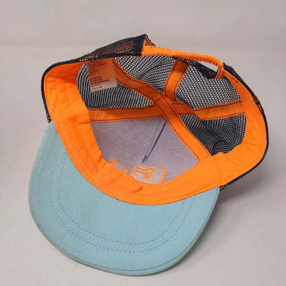 Unbranded Boy's Toddler Stretchy Mesh Back Hat Blue Size 2T-5T Embroidered Logo
