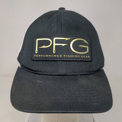 Performance Fishing Gear Fitted Trucker Hat Black One Size Mesh Back Columbia