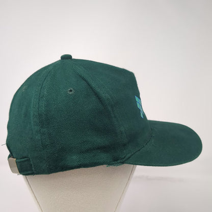 Otto 5 Panel Green One Size Hat Slideback Cotton Rangen Embroidered Logo Cap