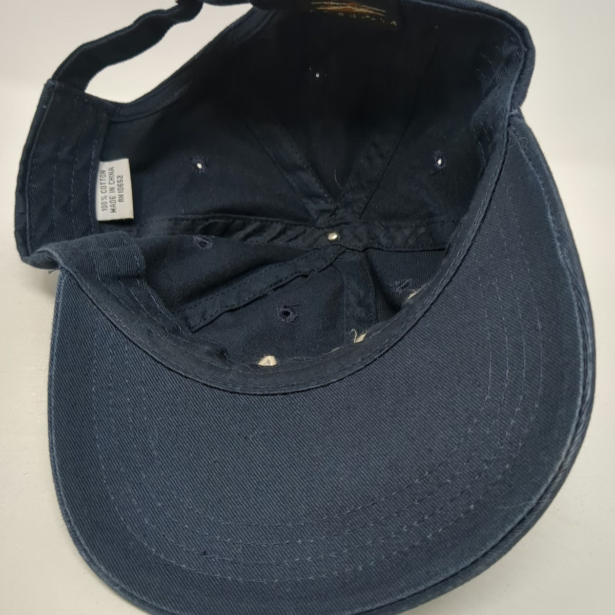 Prairie Mountain Baseball Cap Blue OSFM Alaska The Last Frontier Hat Slideback