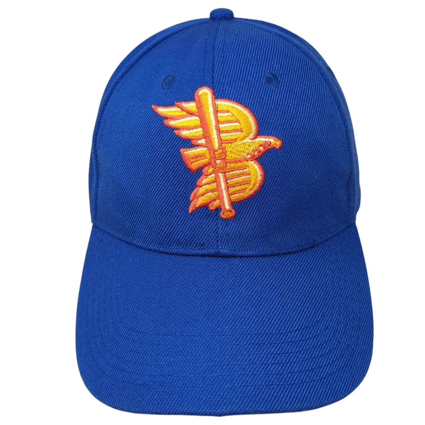 Blue Cross of Idaho Strapback Hat Blue One Size Adjustable Embroidered