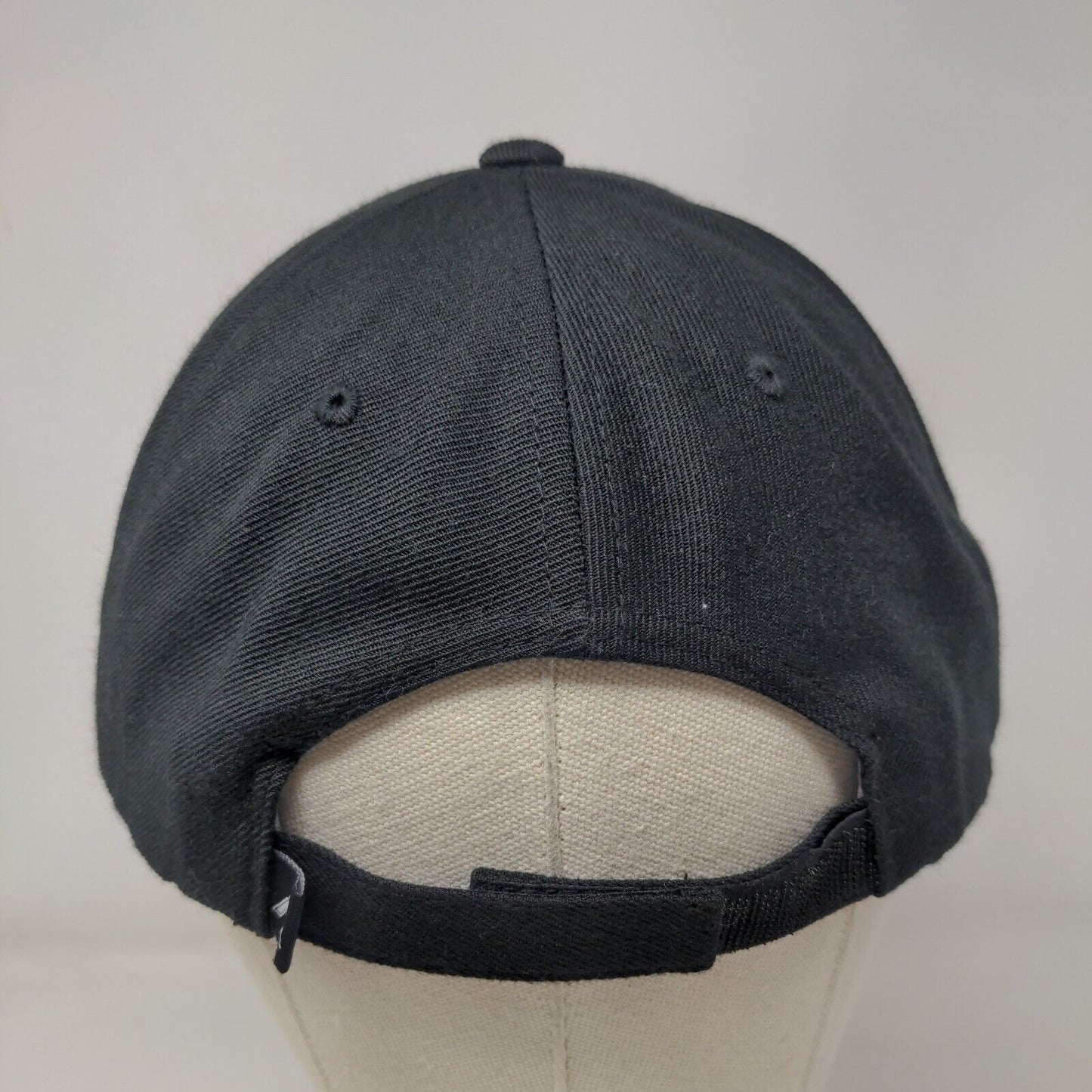 WV Adult Strapback Hat Black One Size Adjustable Pro Model Pacific Headwear