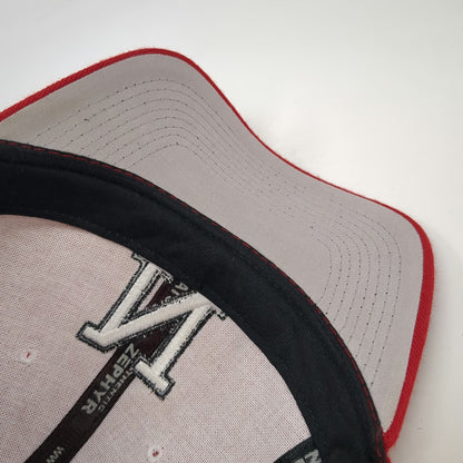 Nebraska Cornhuskers NCAA Zephyr Cap Red 7 3/8 Fitted Gray Underbill Wool Hat