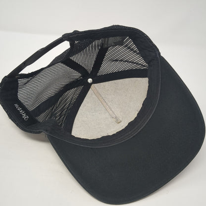 Brixton Custom Quality Snapback Trucker Hat Black One Size Mesh Back