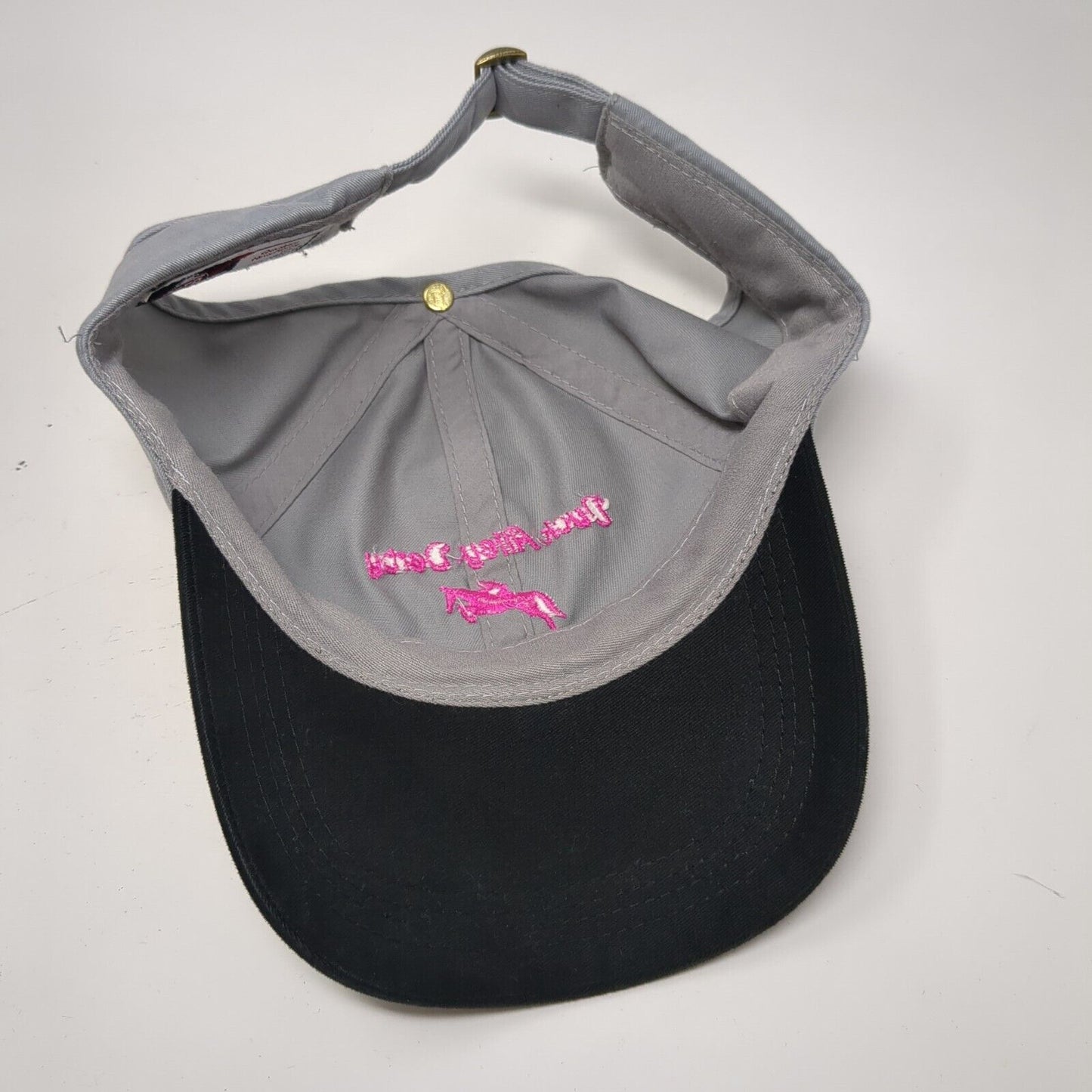 Duck Alley Derby Eagle Idaho Slideback Hat Gray OS Adjustable Embroidered Otto