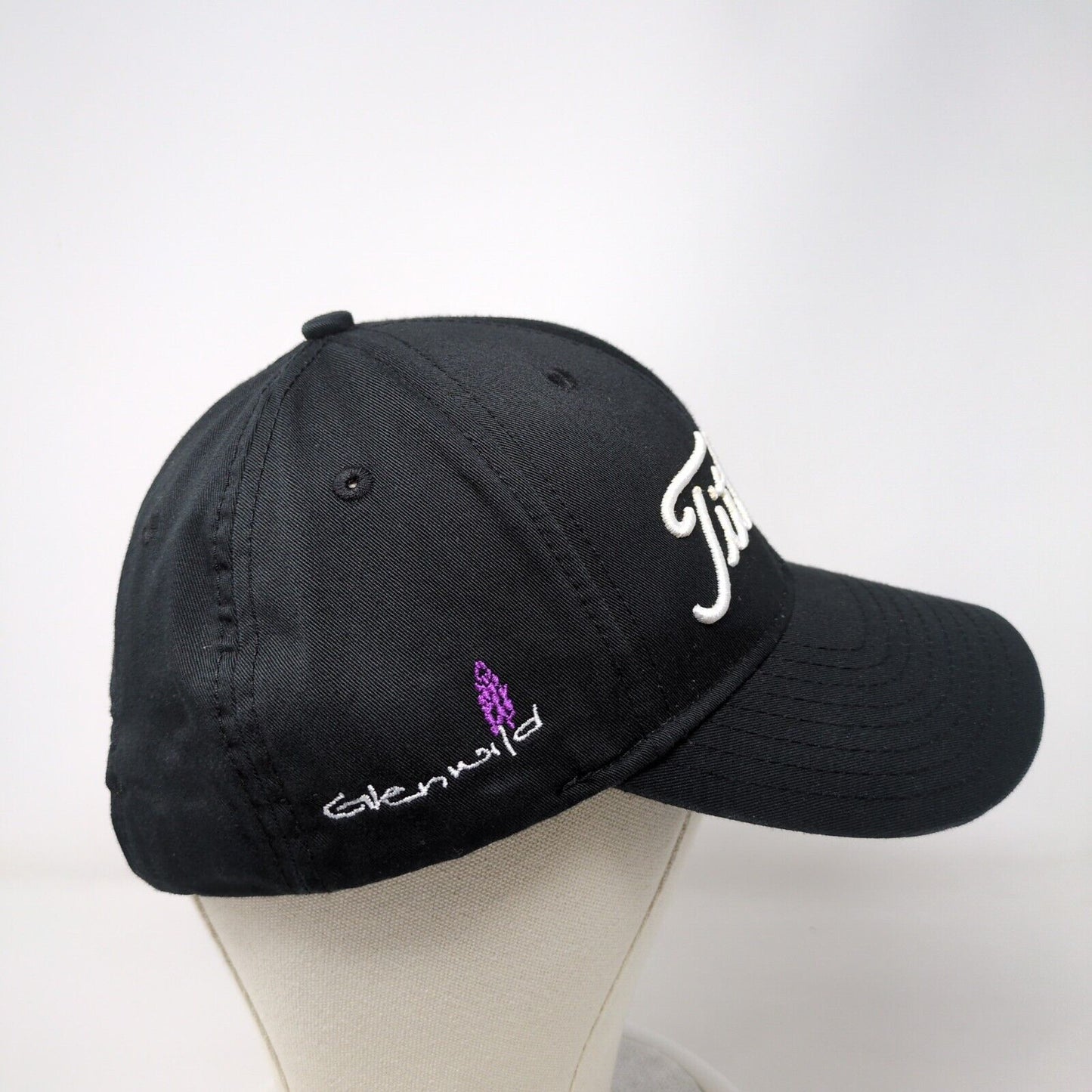 Titleist Slideback Hat Black One Size Adjustable Embroidered Glenwild