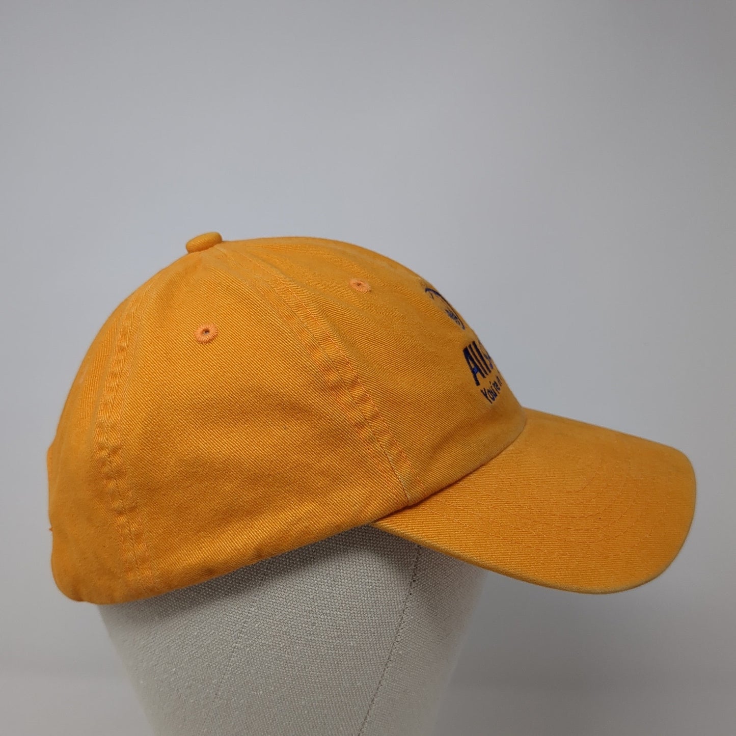 Allstate You're in Good Hands Baseball Cap Orange OS Adjustable Embroidered