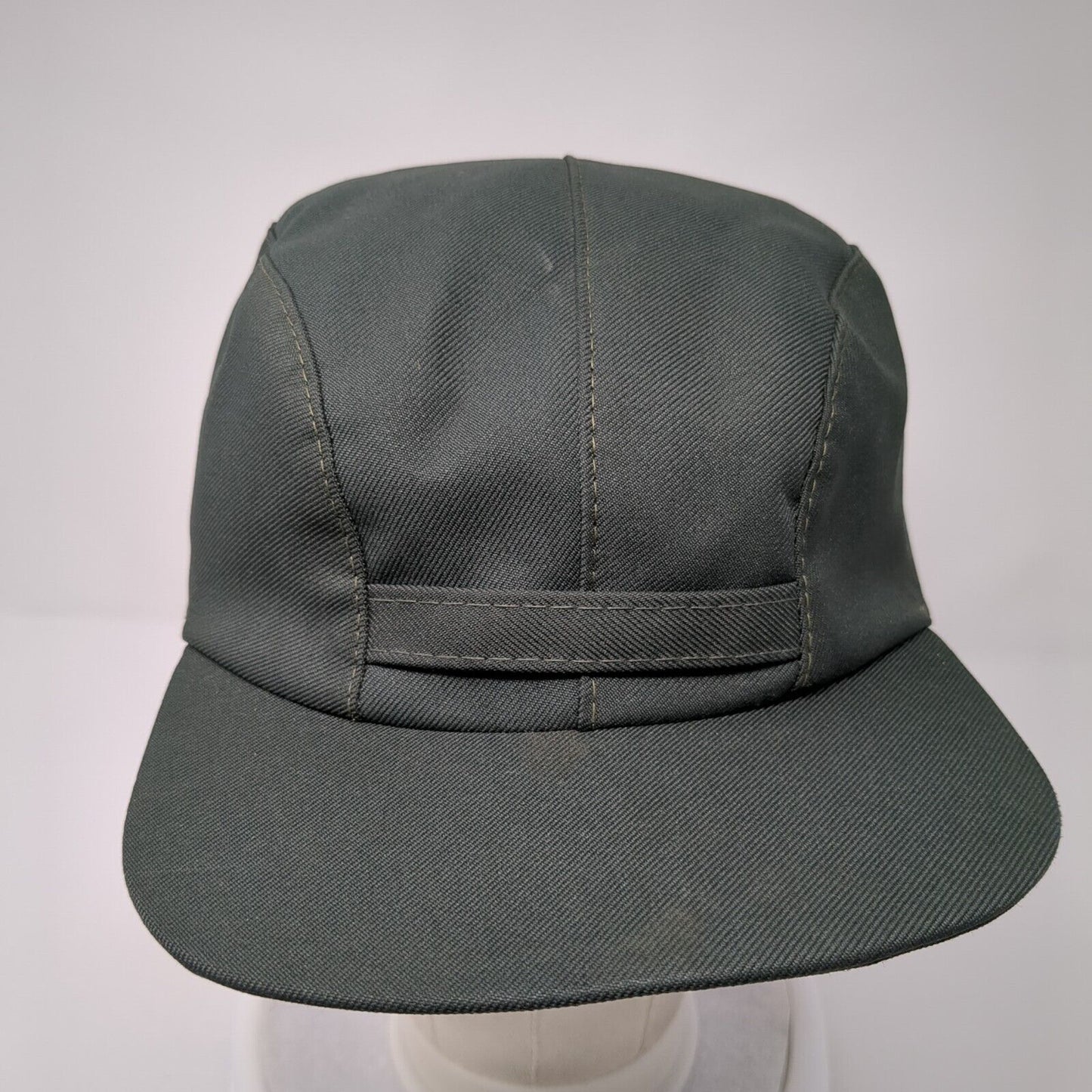 Unbranded Fitted Cadet Army Cap Hat Green One Size Solid Blank Outdoor